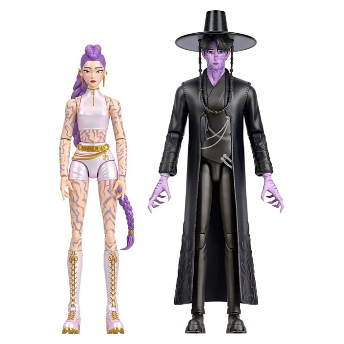 KPop Demon Hunters - Pack de 2 figurines Rumi & Jinu (Final Battle) 15 cm