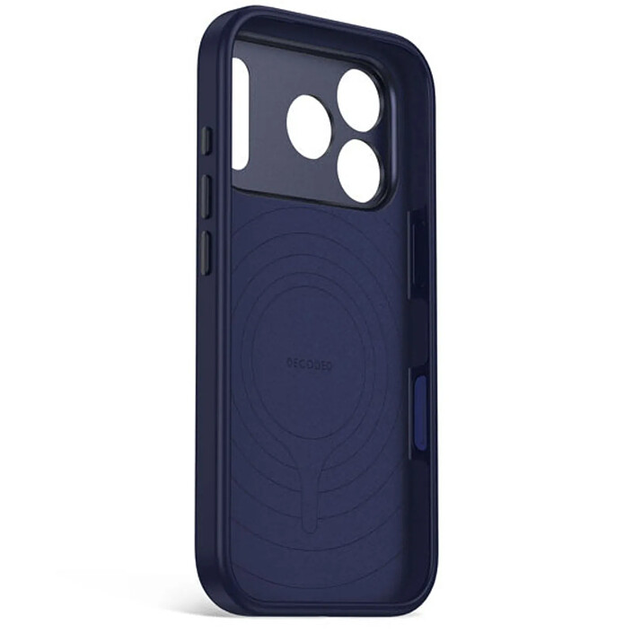 Avis Decoded Coque MagSafe pour iPhone 17 Pro / 18 Pro en Silicone Anti-microbienne Bleu marine