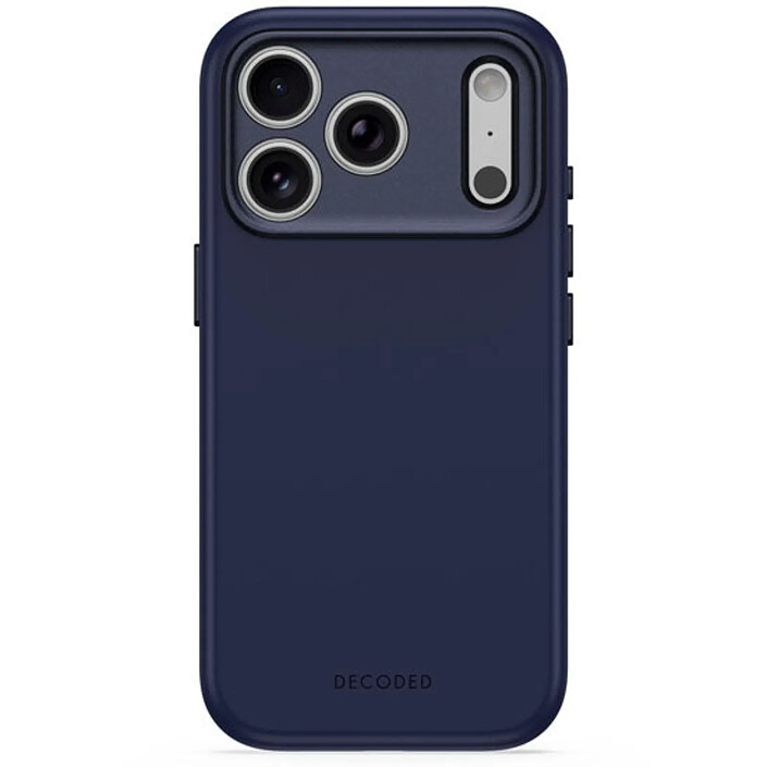 Decoded Coque MagSafe pour iPhone 17 Pro / 18 Pro en Silicone Anti-microbienne Bleu marine