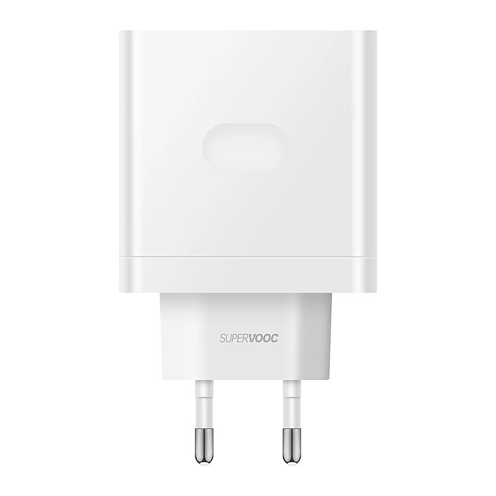 ONEPLUS Chargeur Secteur USB-A 80W Ultra-Rapide SuperVOOC Compact Blanc pas cher