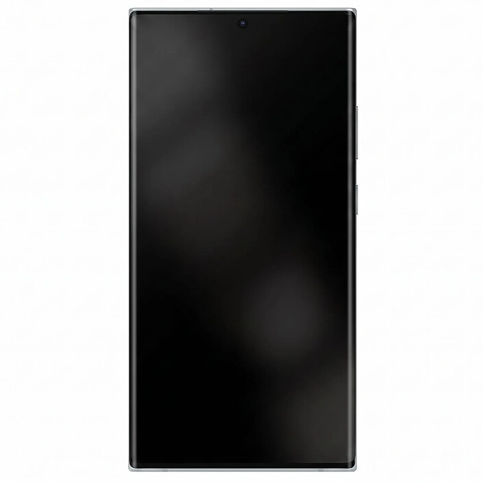 Samsung Écran pour Galaxy Note 20 Ultra Soft OLED avec Châssis Pré-assemblé Blanc