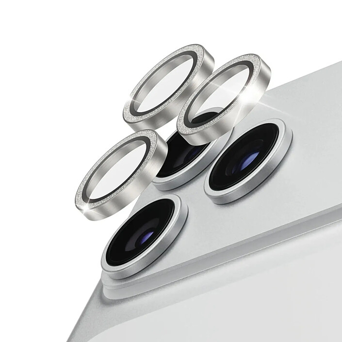 PanzerGlass Protection d'Objectif Caméra pour iPhone 18 Pro / 18 Pro Max série Hoops Argent