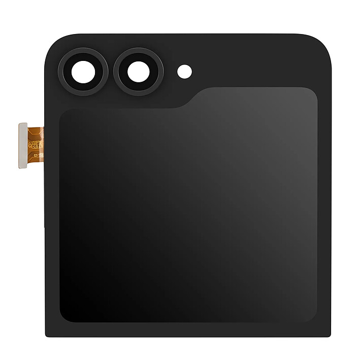 Samsung Écran Externe pour Galaxy Z Flip 6 Dalle Super AMOLED avec Châssis Service Pack Noir