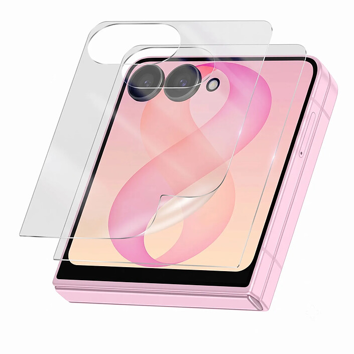 Samsung Lot de 2 Films Protecteurs d'Écran Externe pour Galaxy Z Flip 8 Anti-reflet Transparent