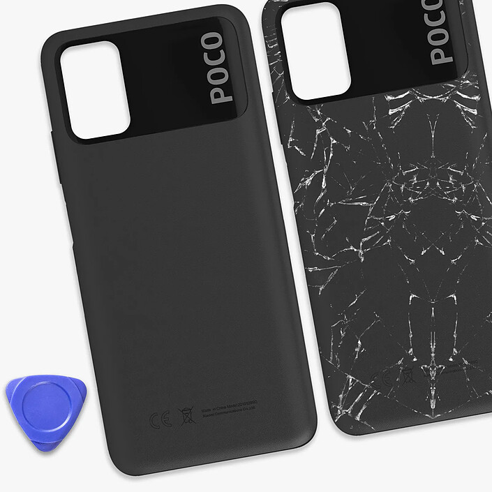 Acheter Xiaomi Vitre arrière pour Xiaomi Poco M3 Original Service Pack Noir