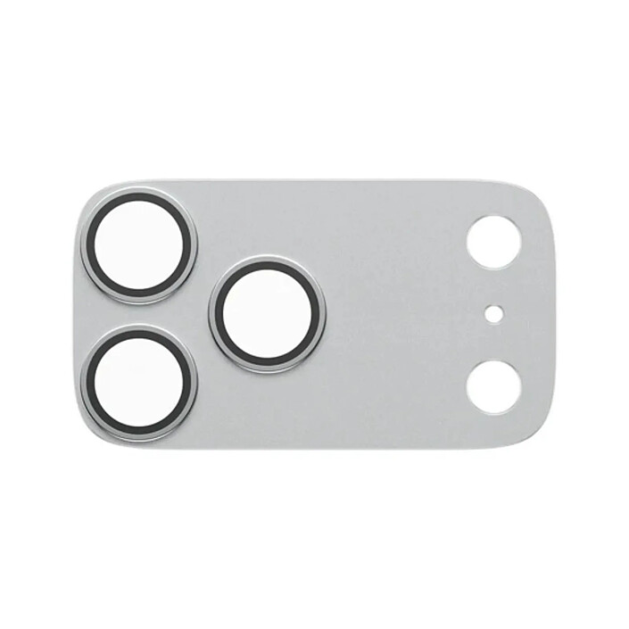 PanzerGlass Protection d'Objectif Caméra pour iPhone 18 Pro Max avec Cadre en Aluminium Argent