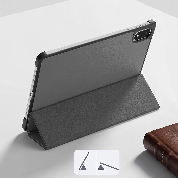 Acheter Étui à Clapet pour OnePlus Pad 3 série Trifold avec Support Intégré Gris