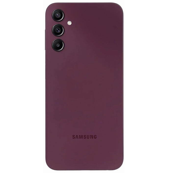 Avis Cache Batterie pour Samsung Galaxy A14 5G avec Lentille et Adhésif Rouge