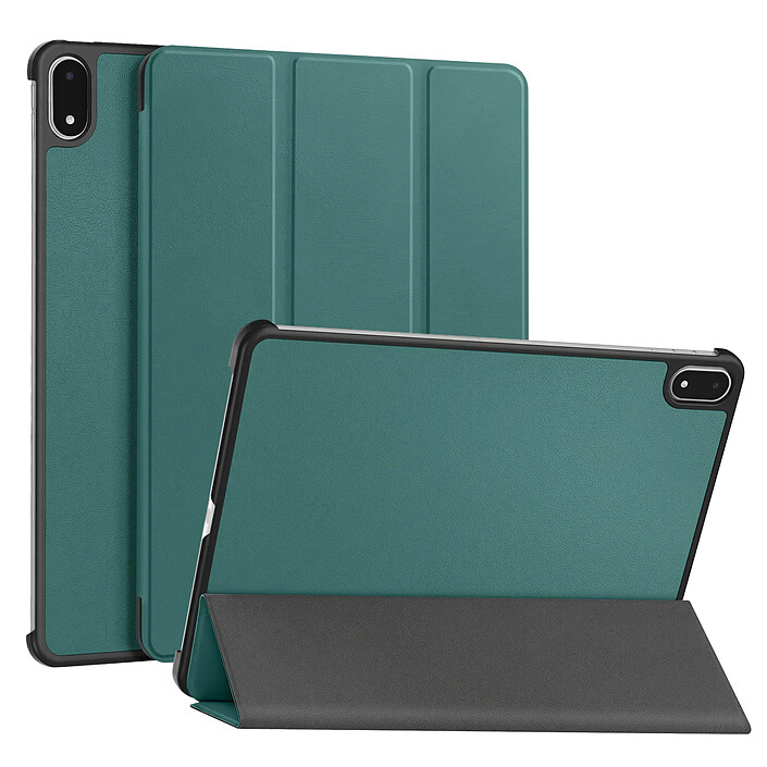 Étui à Clapet pour OnePlus Pad 3 série Trifold avec Support Intégré Vert foncé