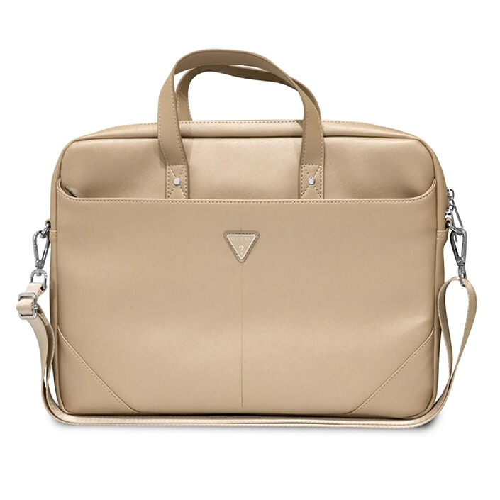 Guess Sacoche pour Ordinateur Portable 16'' Modèle Saffiano Beige