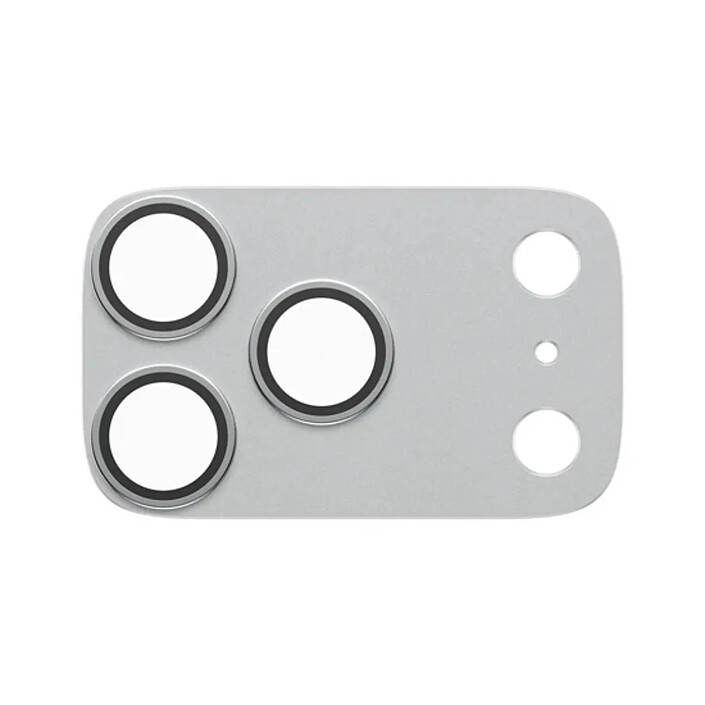 PanzerGlass Protection d'Objectif Caméra pour iPhone 18 Pro avec Cadre en Aluminium Argent