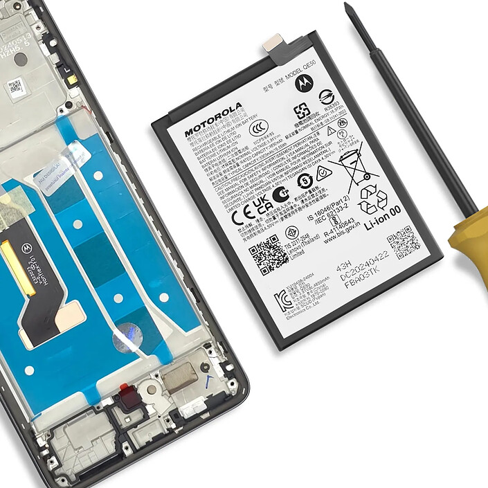 Avis MOTOROLA Batterie interne pour Motorola Moto G85 5000mAh SB18E14178 Original Blanc