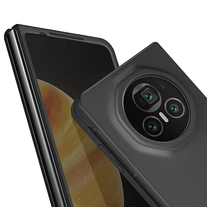 Acheter Coque pour Honor Magic V3 Soft Touch Ultra-fine et Élégante Noir
