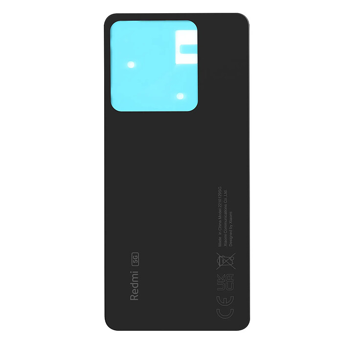 Xiaomi Cache batterie pour Xiaomi Redmi Note 13 5G Original Service Pack Noir