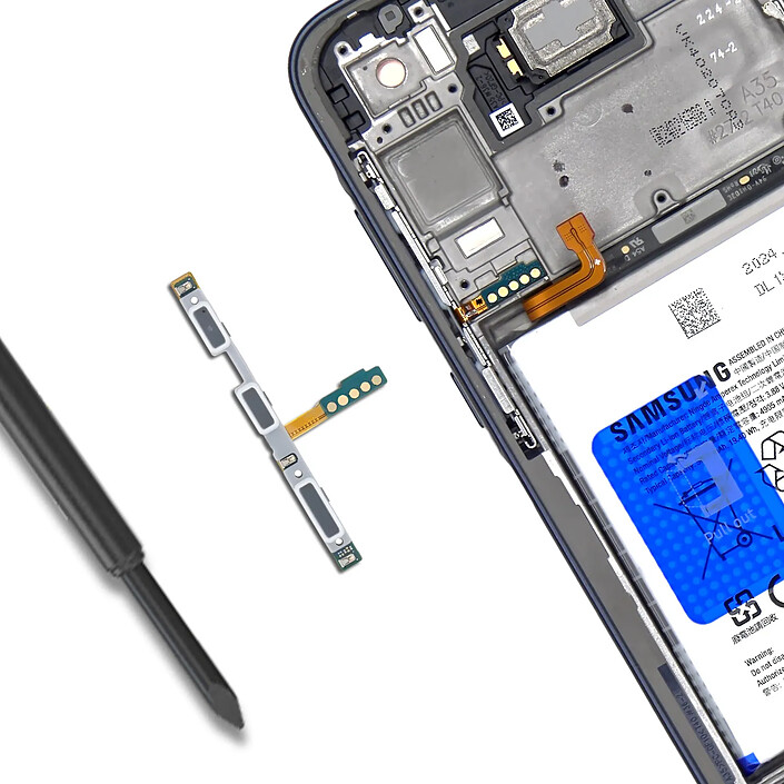 Avis Samsung Nappe Bouton Power et Volume pour Samsung Galaxy A35 Original Noir