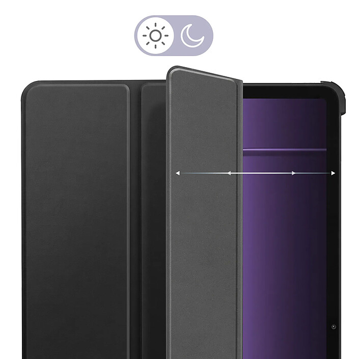 Étui à Clapet pour OnePlus Pad 3 série Trifold avec Support Intégré Noir pas cher
