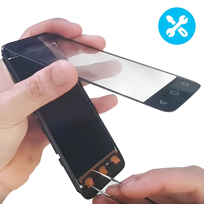 ALCATEL Vitre Tactile pour Alcatel One Touch Pop 3 (5.5'') Bloc Écran s Noir pas cher