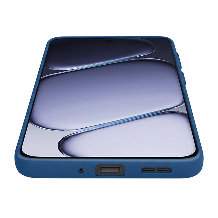 Acheter Coque pour OnePlus 15R en Silicone Souple Antichoc avec Finition Mate Bleu
