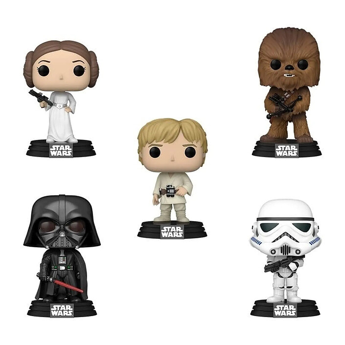 Star Wars - Pack 5 figurines POP! Black Friday Star Wars 9 cm