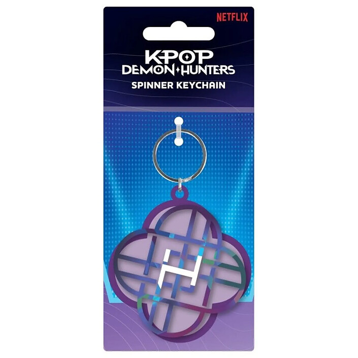 KPop Demon Hunters - Porte-clés métal Spinner Huntrix
