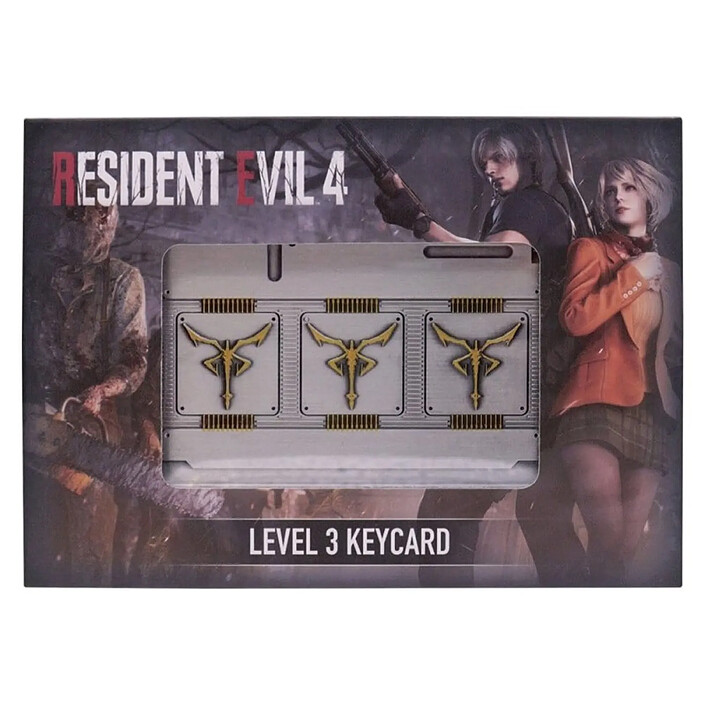 Resident Evil 4 - Pack 3 répliques Keycards Level 3 Limited Edition pas cher