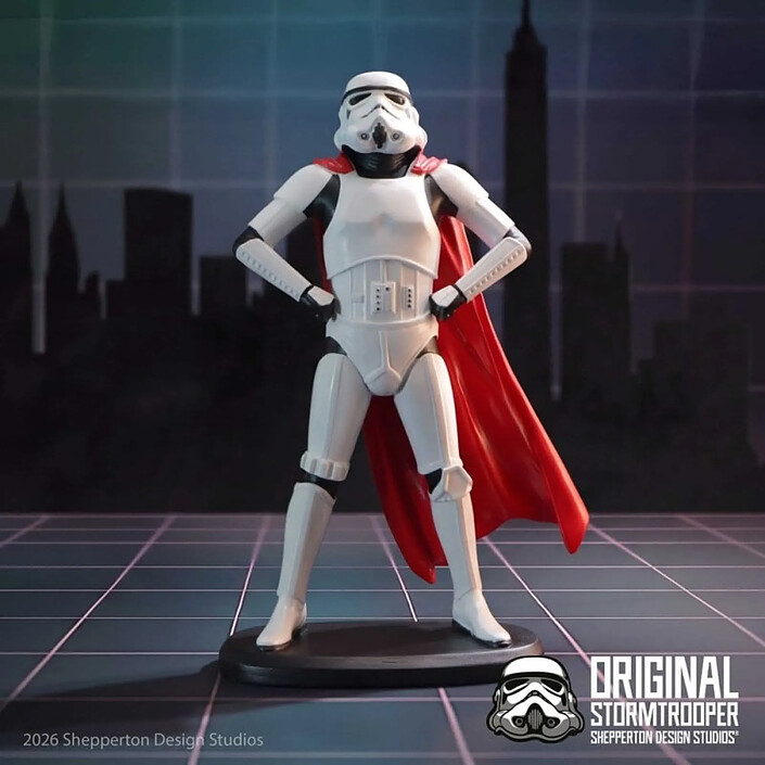 Original Stormtrooper - Figurine Super Trooper 14 cm pas cher