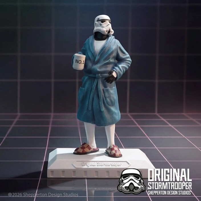Original Stormtrooper - Figurine Original Stormtrooper Off Duty 18 cm pas cher