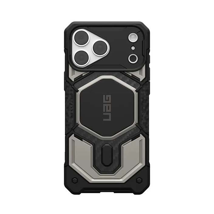 UAG Coque MagSafe pour iPhone 18 Pro Max / 17 Pro Max série Monarch Pro Antichoc Noir / Argent