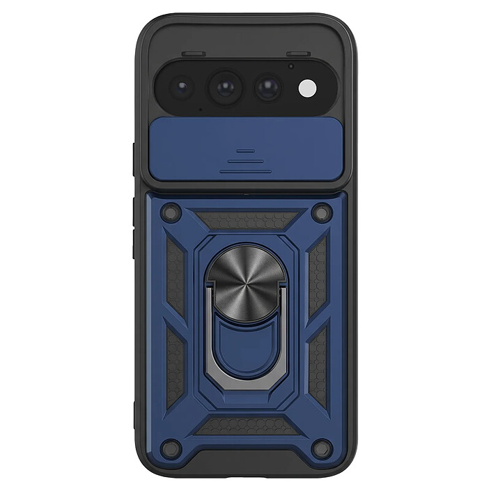 Mayaxess Coque pour Pixel 11 / 11 Pro avec Cache Caméra Coulissant et Bague Magnétique Noir