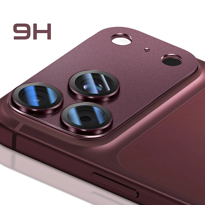 Avis Protection Caméra pour iPhone 18 Pro en Verre Trempé Conception Monobloc Bordeaux