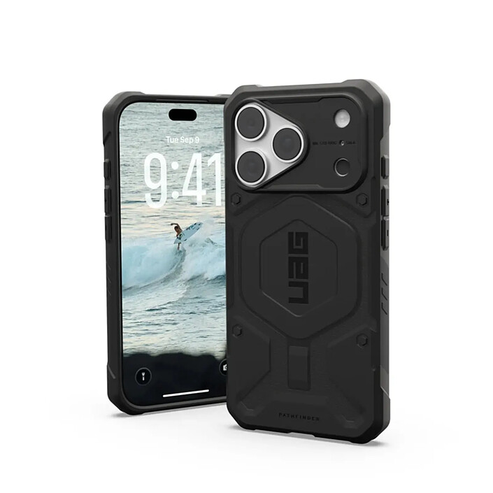 UAG Coque Magsafe pour iPhone 18 Pro / 17 Pro Pathfinder Coins Renforcés Noir