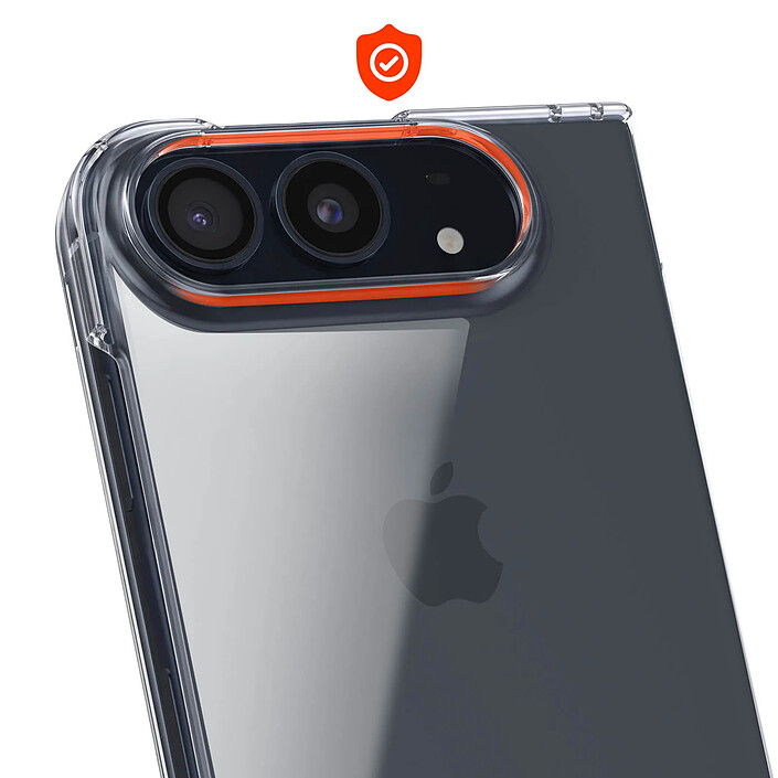 Avis Coque pour iPhone Duo Rigide Pliable Haute Protection Antichoc Transparent