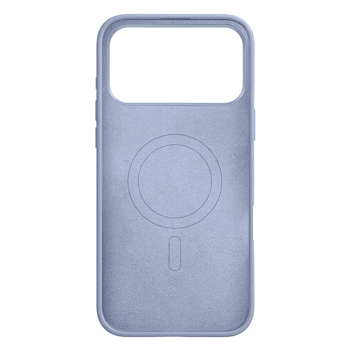 Coque MagSafe pour iPhone 18 Pro Max en Silicone avec Bords Relevés Bleu pas cher