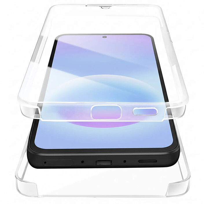 Avis Coque Intégrale pour Samsung Galaxy A57 avec Protection Écran Intégré Transparent
