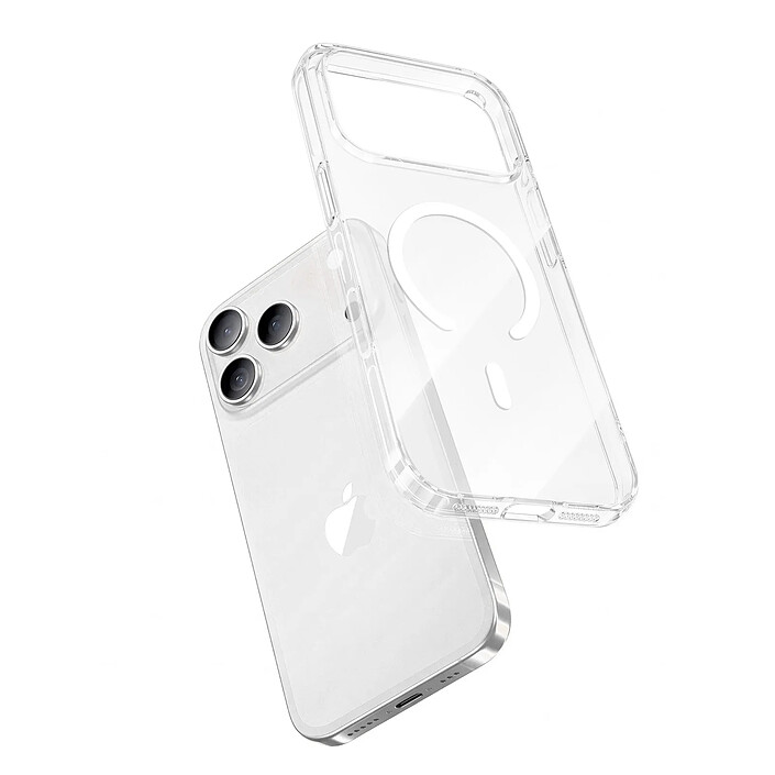 Générique Coque MagSafe pour iPhone 18 Pro Max Protection Rigide Anti-jaunissement Transparent pas cher