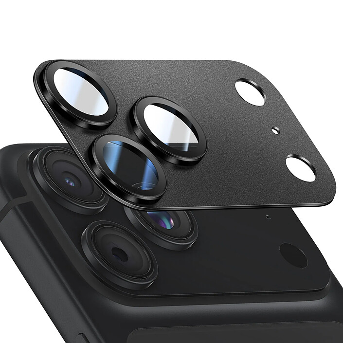Protection Caméra pour iPhone 18 Pro Max en Verre Trempé Conception Monobloc Noir