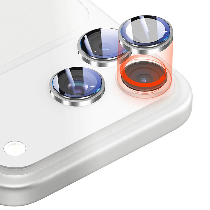Acheter Protection Caméra pour iPhone 18 Pro / iPhone 18 Pro Max en Verre Trempé Argent