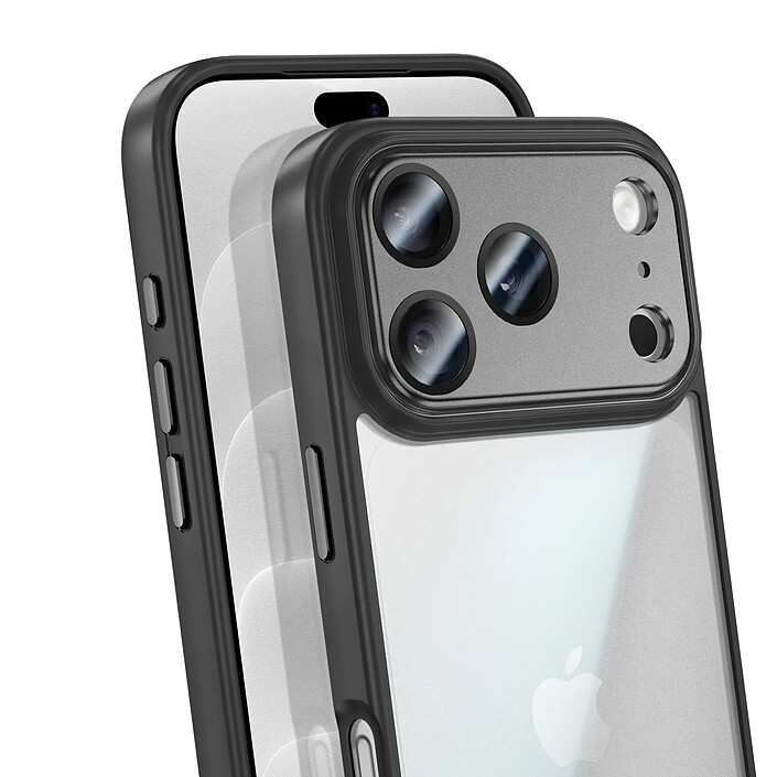 Avis Générique Coque pour iPhone 18 Pro Antichoc Hybride avec Protection Caméra Noir