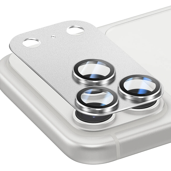 Acheter Protection Caméra pour iPhone 18 Pro Max en Verre Trempé Conception Monobloc Argent