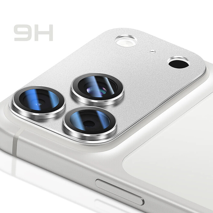 Avis Protection Caméra pour iPhone 18 Pro Max en Verre Trempé Conception Monobloc Argent