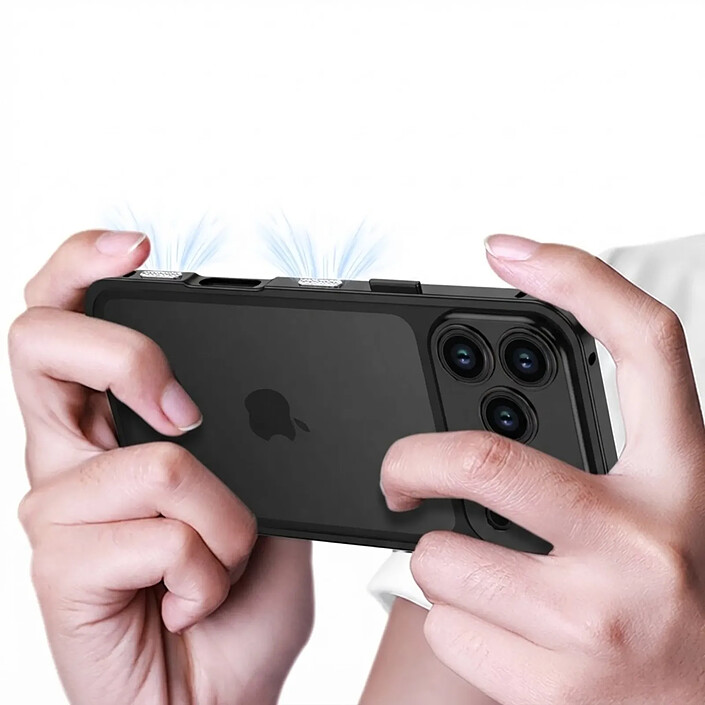 Avis Protection Design pour iPhone 18 Pro Antichoc avec Protection Caméra Intégré Noir