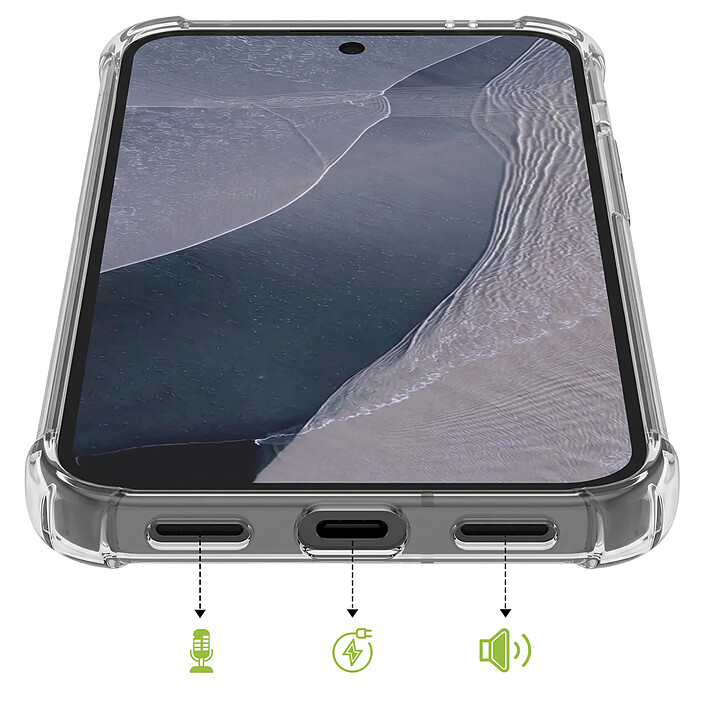 Mayaxess Coque pour Google Pixel 11 Pro Bumper Antichoc en Silicone Souple Transparent pas cher