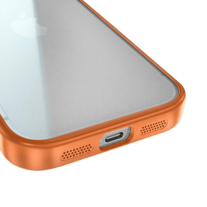 Acheter Générique Coque pour iPhone 18 Pro Antichoc Hybride avec Protection Caméra Orange