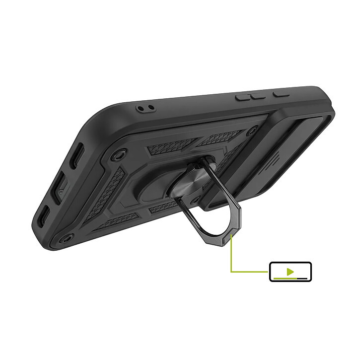 Avis Mayaxess Coque pour Pixel 11 / 11 Pro avec Cache Caméra Coulissant et Bague Magnétique Noir