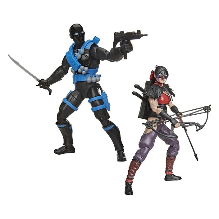 G.I. Joe Classified - Pack 2 figurines G.I. Joe Classified Series Snake Eyes & Kim "Jinx" Arashikage 15 cm