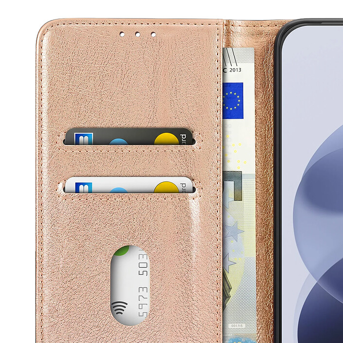 Étui Portefeuille pour Redmi Note 17 Série Chesterfield avec Support Bleu nuit pas cher