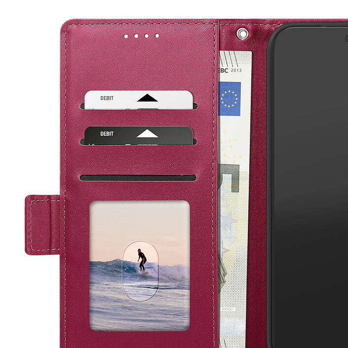Étui Portefeuille pour Redmi Note 17 Série Smart Book avec Support Bleu canard pas cher