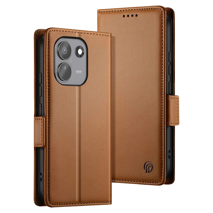 Étui Portefeuille pour Redmi Note 17 Pro Max Série Smart Book avec Support Bleu canard