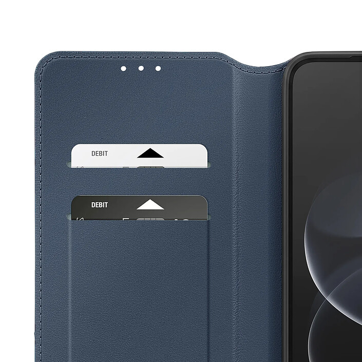 Étui à Clapet pour Redmi Note 17 Pro / 17 Pro Max Fonction Stand Classic Edition Bleu nuit pas cher