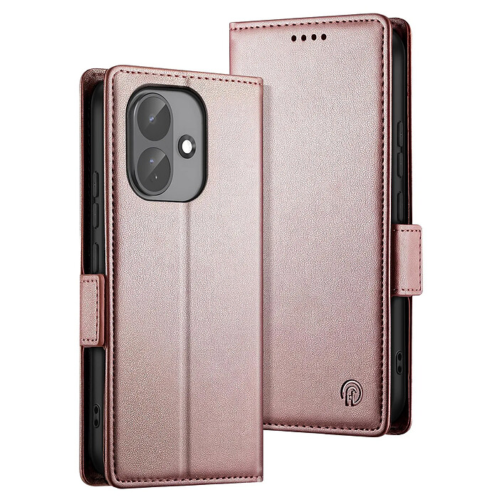 Étui Portefeuille pour Redmi Note 17 Pro Série Smart Book avec Support Lavande